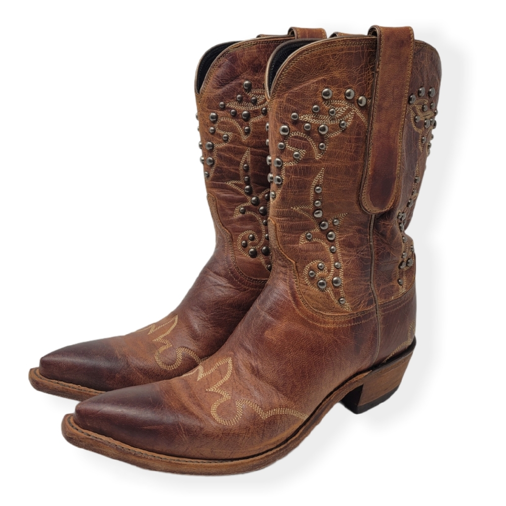 1883 by Lucchese Studded Western Cowboy Boot